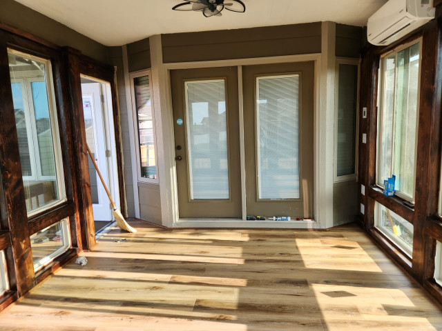 SUMMER OF 2025 DECK ENCLOSURE RENOVATION craftsman-entree