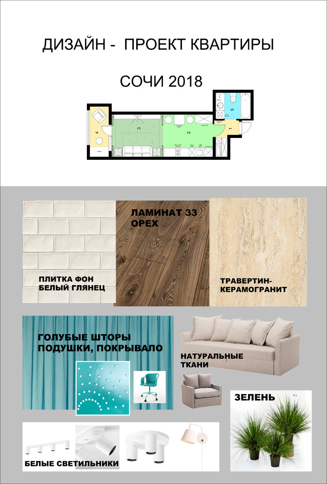 Сочи_квартира 31.00 м кв