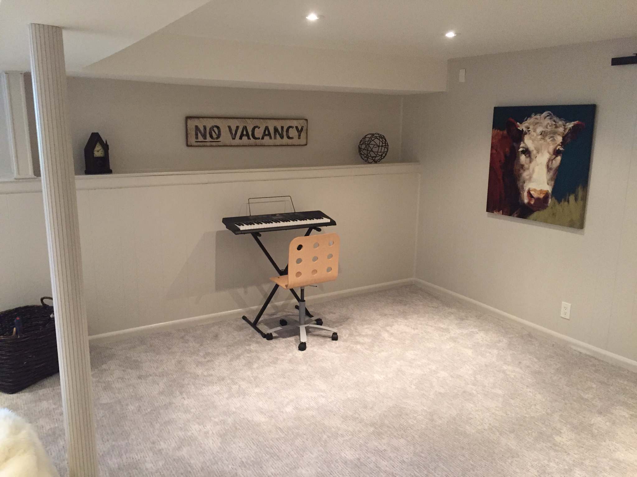 The Powell's basementi