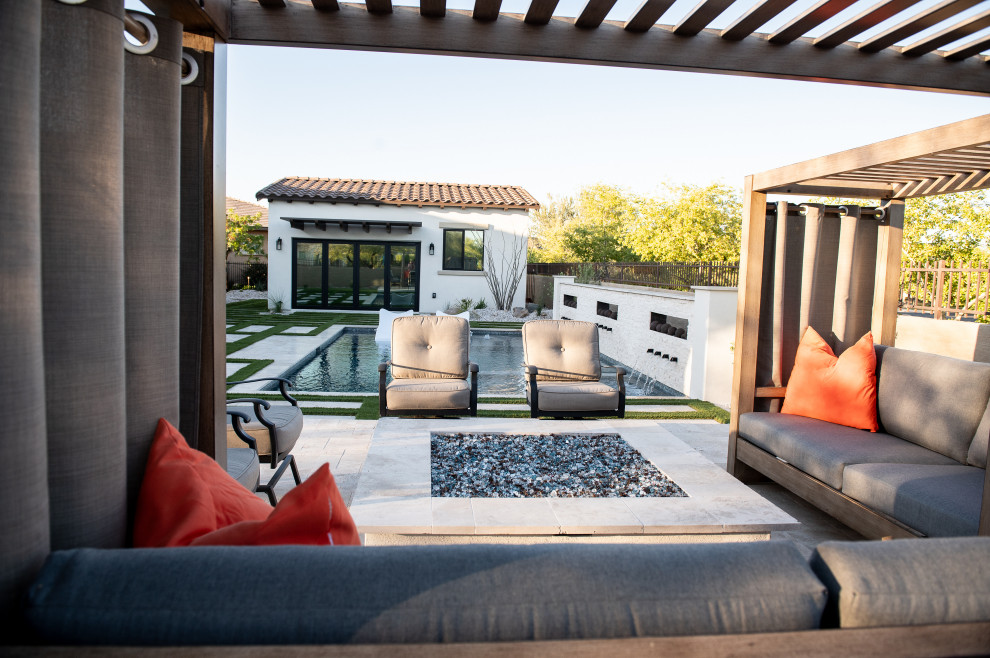 Fire pit area