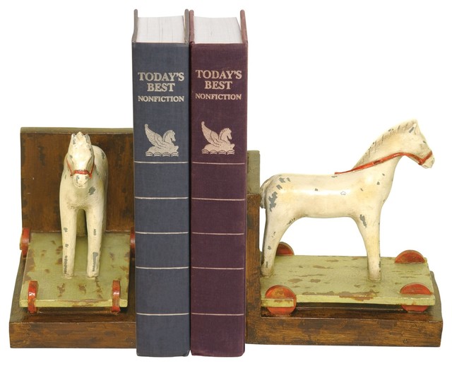 Sterling Industries Pair Child's Pony Bookends