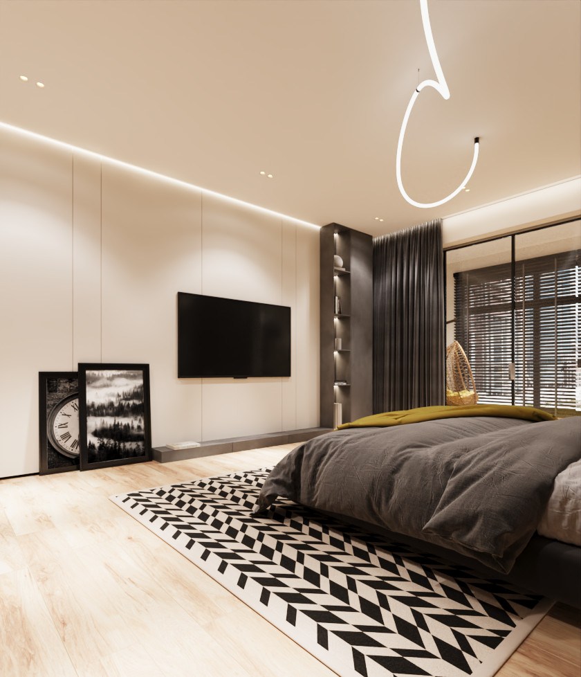 Спальня в современном стиле