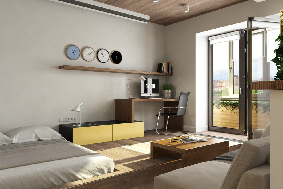 Эко-проект в современном стиле (38 кв.м).