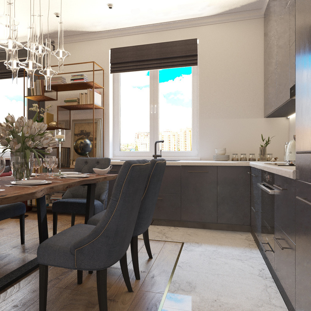 Студия в современном классическом стиле