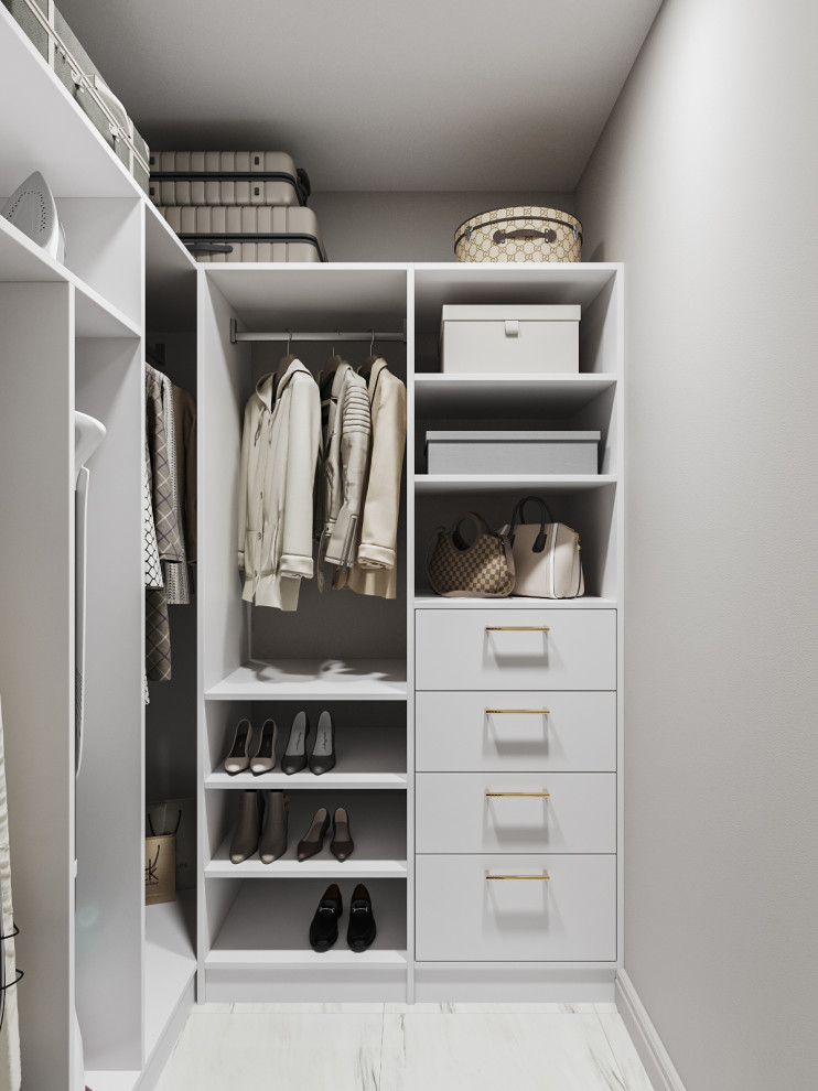 Яркий неоклассический интерьер