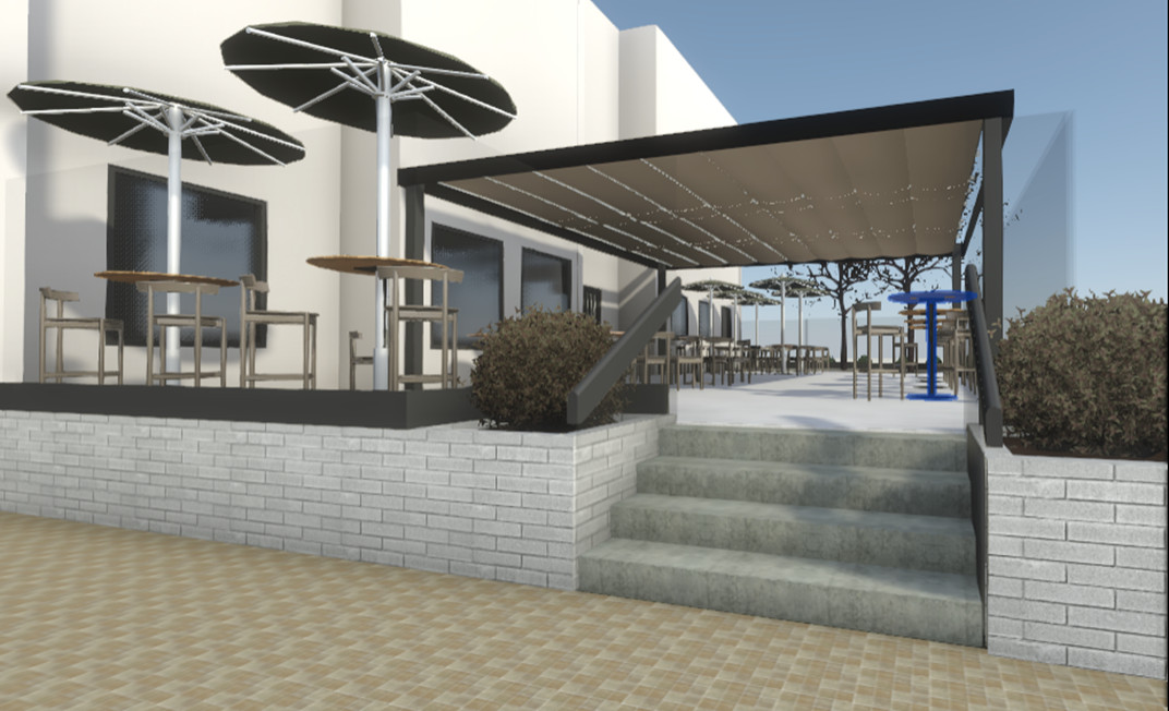 McDougal Brown Funeral Home Patio