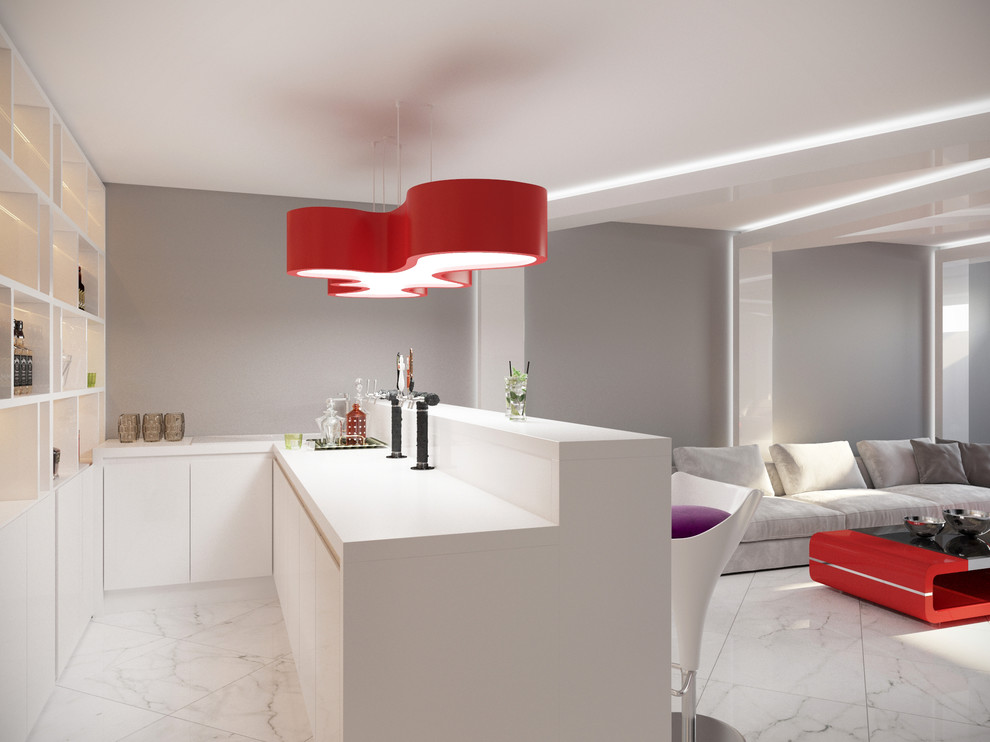 Комната отдыха в стиле минимализм