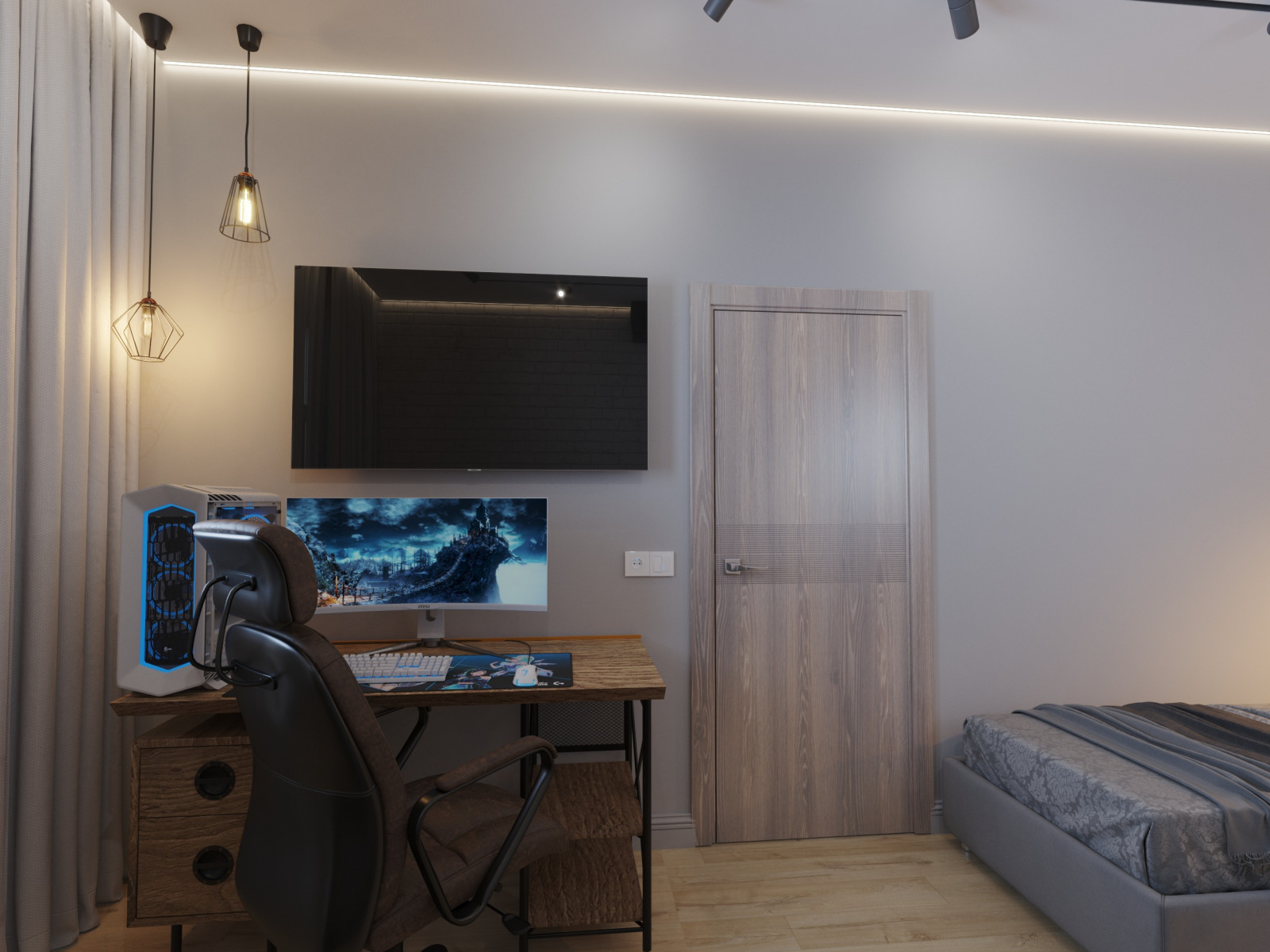 Дизайн проект детской №3