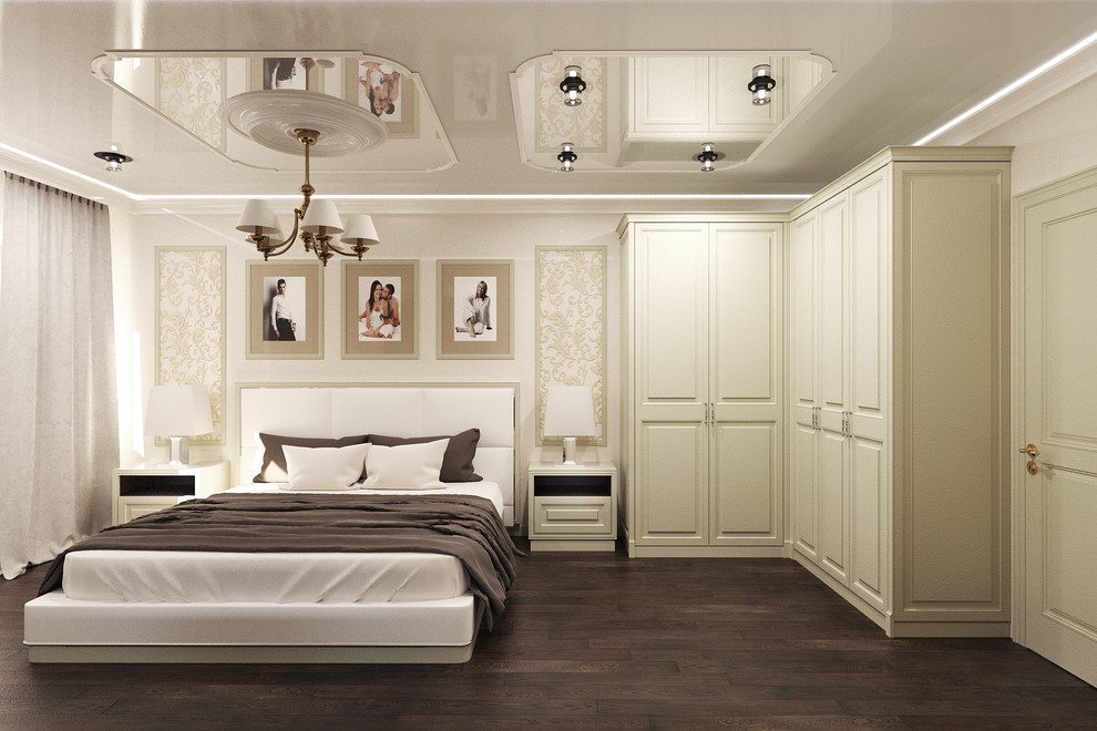 Интерьер спальни в ЖК "Самоцветы"