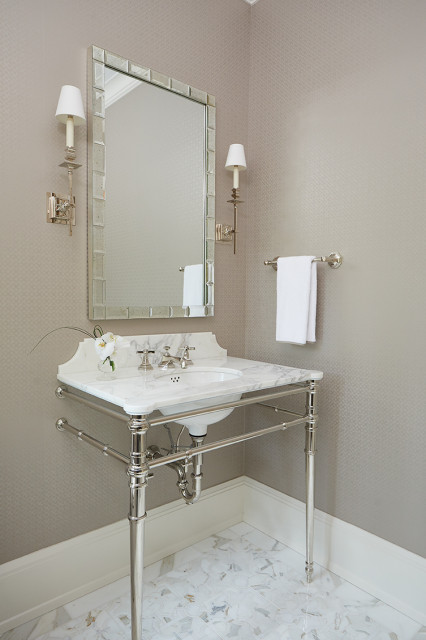 Sweet Spot traditional-powder-room