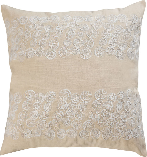 Delaney Pillow - Off White, 24X24