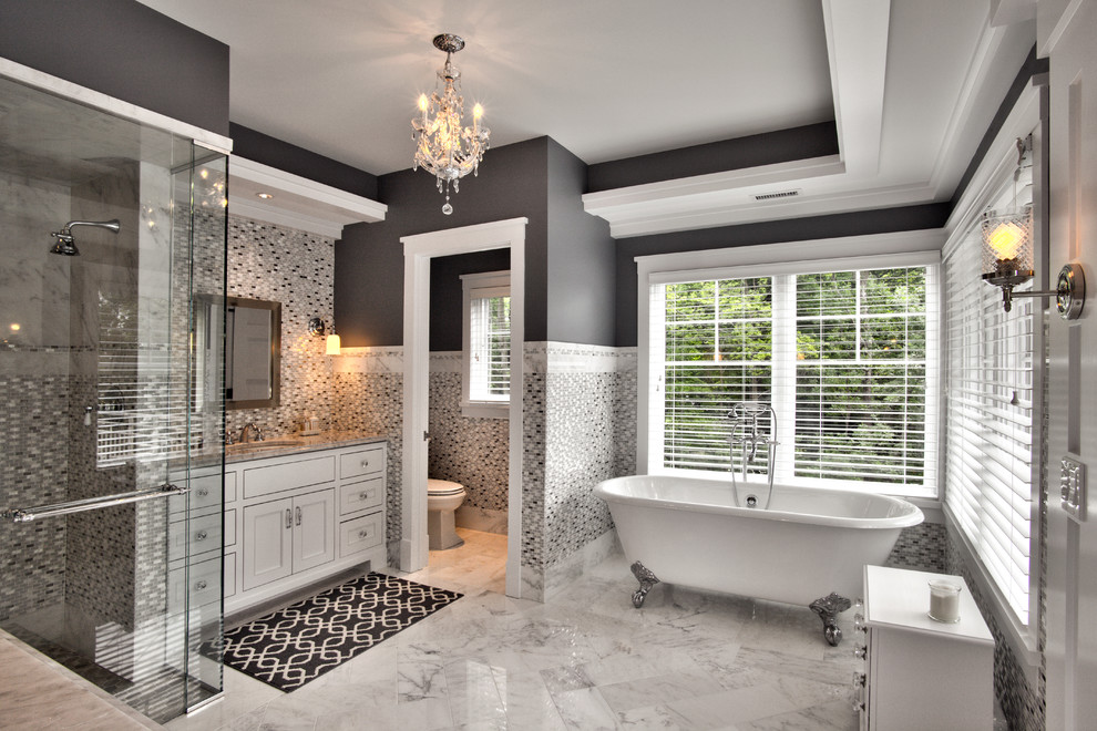 Example of a mountain style bathroom design in Minneapolis