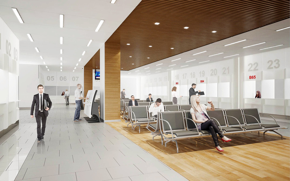 Дизайн интерьера административно-делового центра в Новой Москве