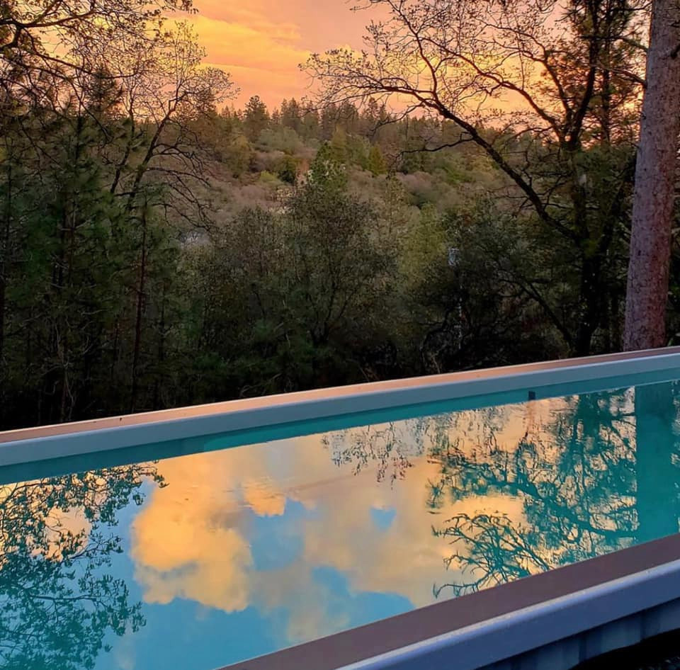 Inspiration for a transitional pool remodel in Calgary