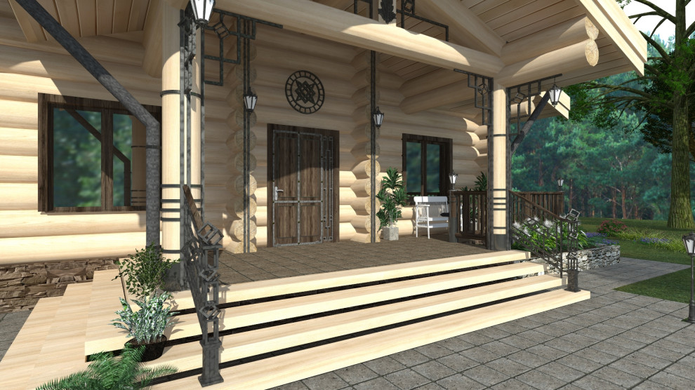 ДОМ В СОСНОВОМ ЛЕСУ