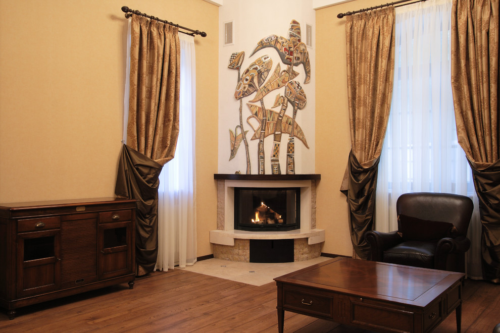 Отделка камина «Листья»