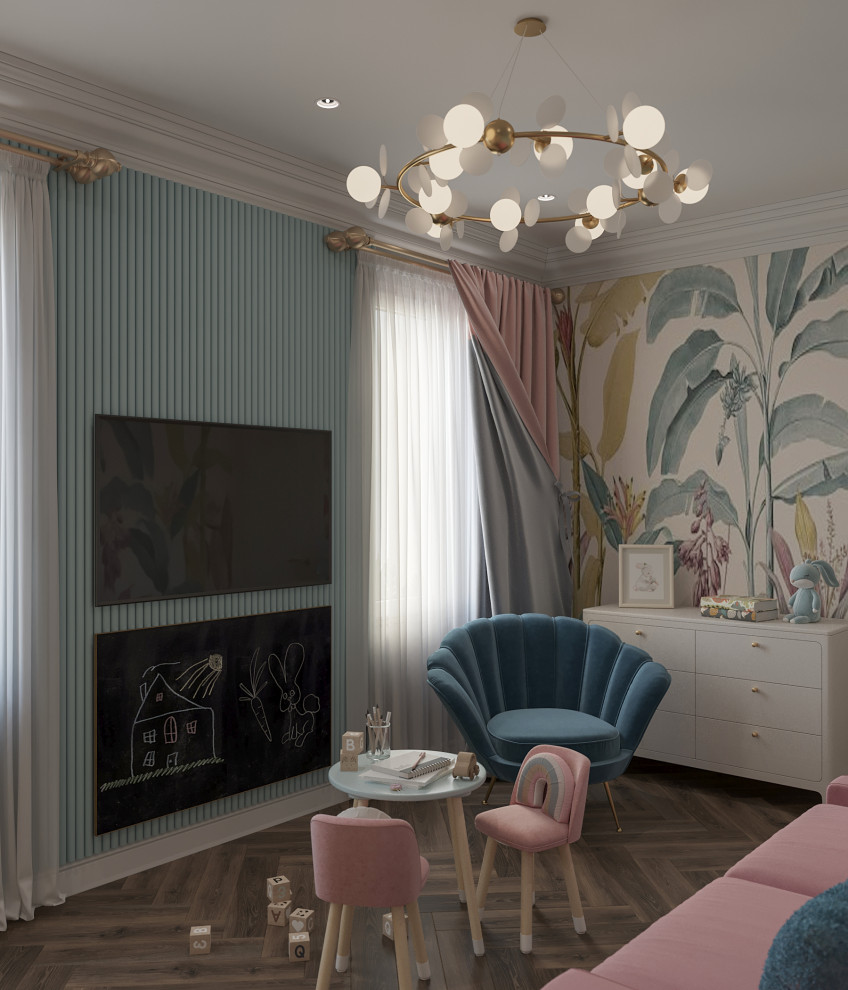 Загородный двухэтажный дом