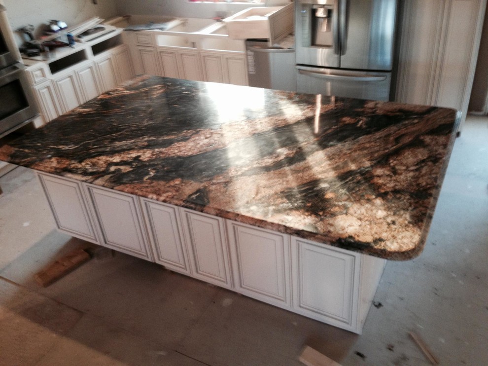 Magma Granite Countertop Contemporary Kitchen New York By