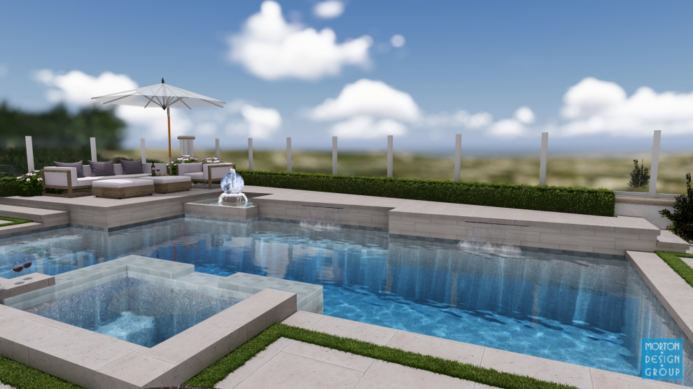 Garrett - Contemporary Yard Remodel - Laguna Niguel, CA.