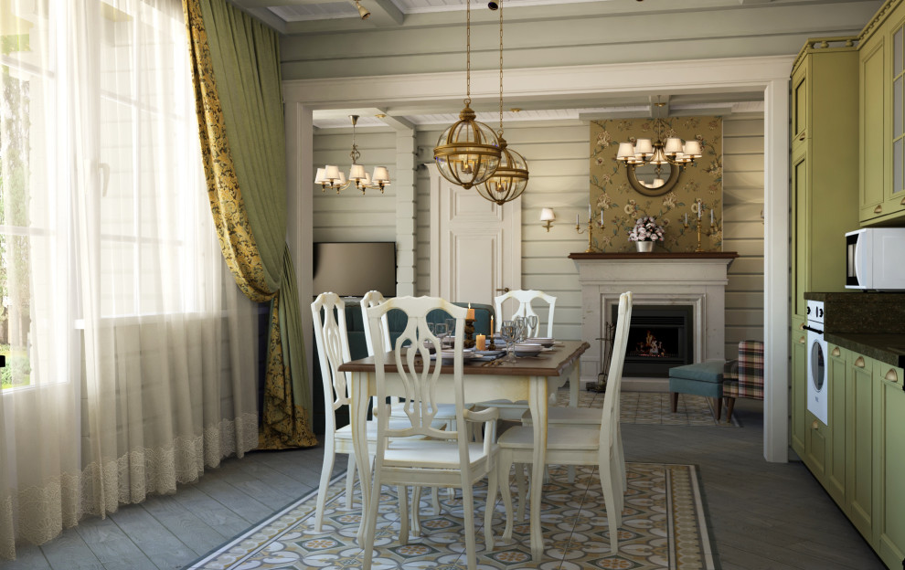 Дом из клееного бруса.