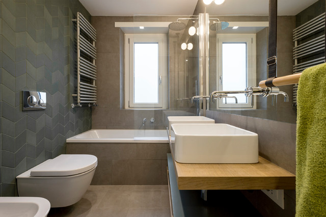 Valle dei Casali modern-badezimmer