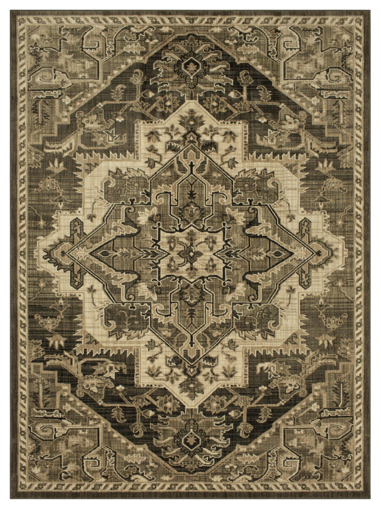 Karastan Augustine Onyx Area Rug, 8'x11' Mediterranean Area Rugs