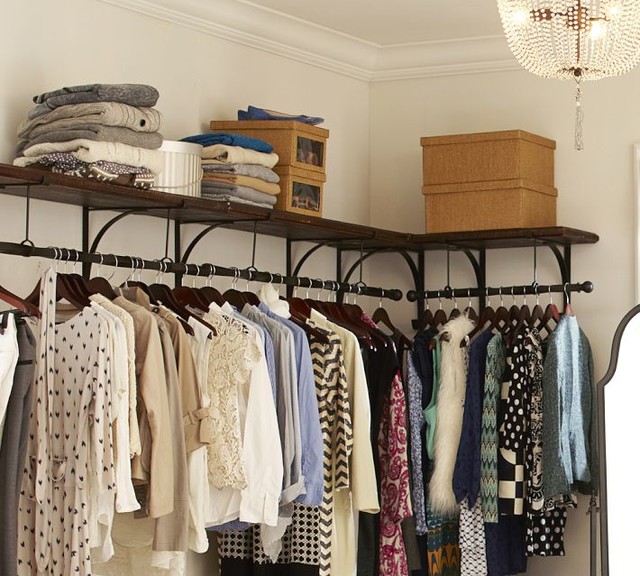 New York Shelf And Clothes Rack Moderne San Francisco Par New York Shelf And Clothes Rack