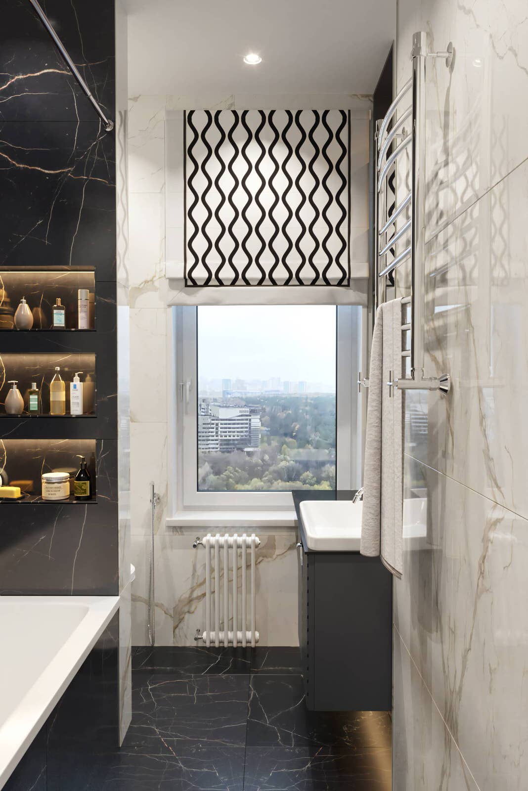 Дизайн и ремонт квартиры на Золоторожском Валу — Золотой акцент