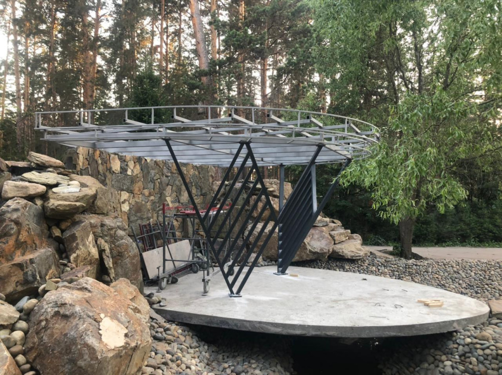 Летний навес для частной резиденции