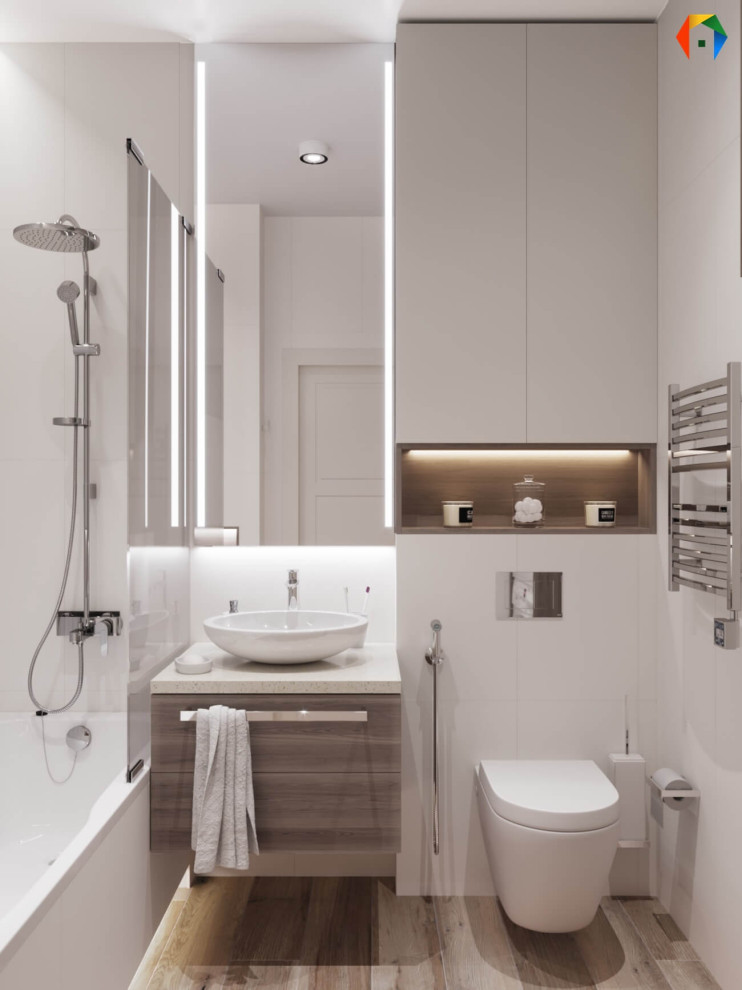 Серебрякова. Дизайн проект 2-х комнатной квартиры в новостройке