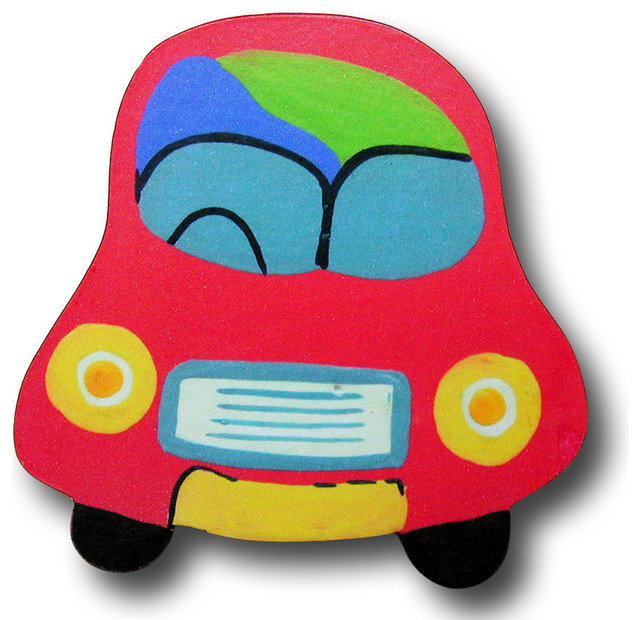 Toytown Car Wooden Drawer Pull Cabinet And Drawer Handle Pulls