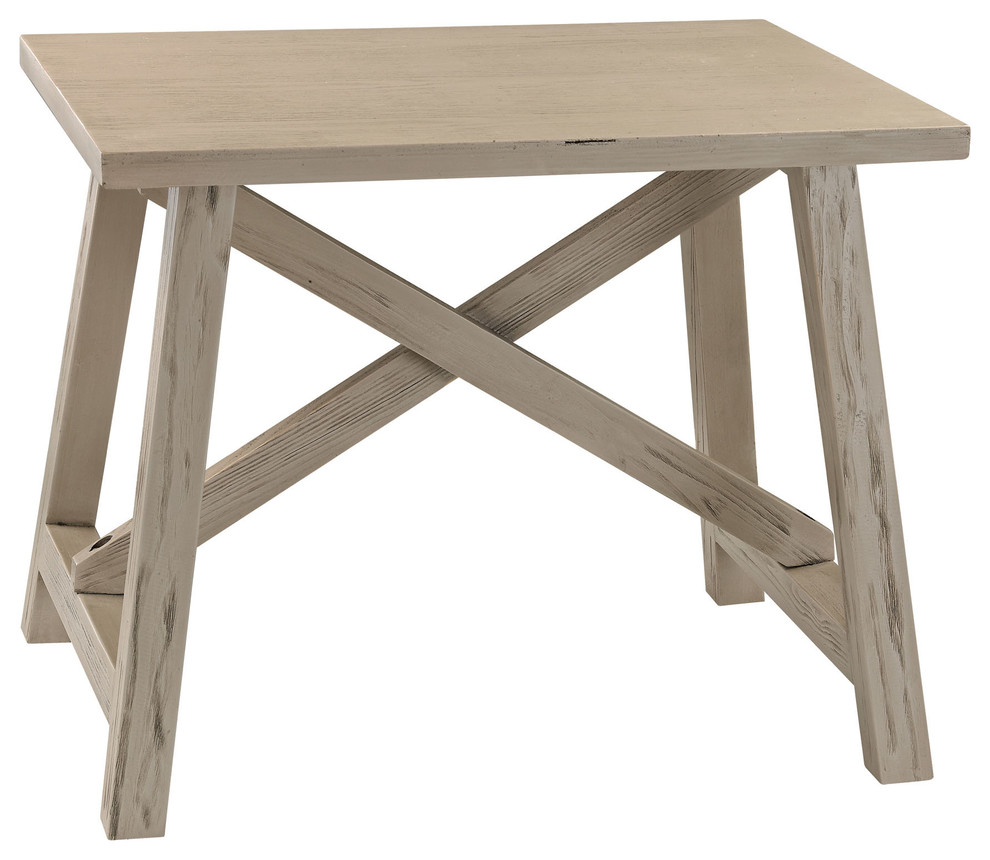 Timberwolf Accent Table