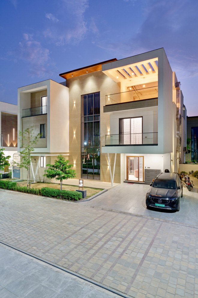This is an example of an Indian exterior in Hyderabad.