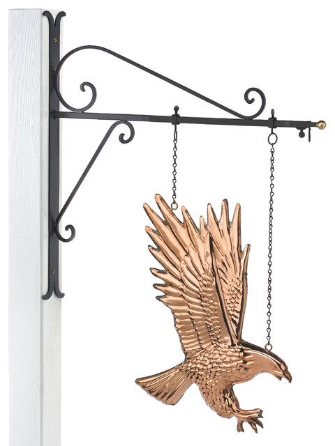 Outdoor AMERICAN BALD EAGLE WALL SCULPTURE Garden Tree Statue Patriotic Bird Art