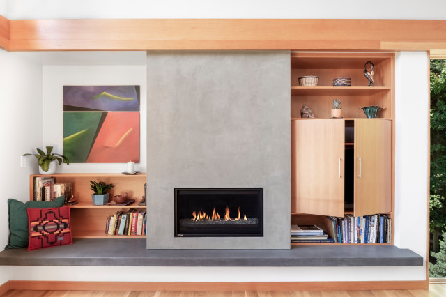 9 Fantastic Fireplace Design Ideas, Contemporary Open Fireplace Designs