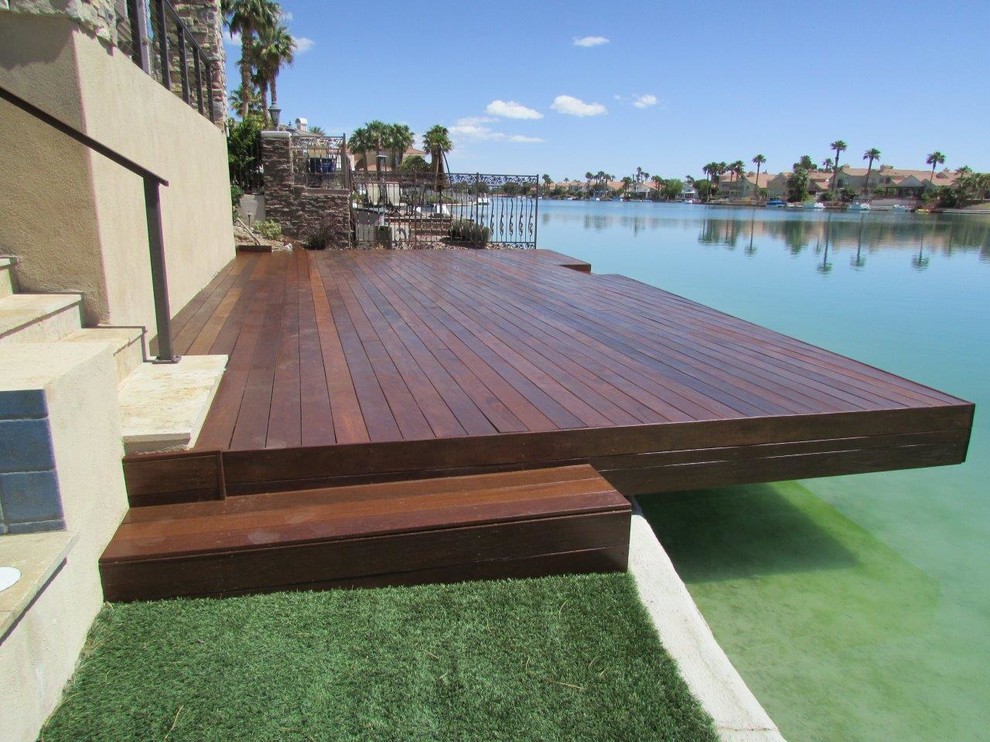 Inspiration for a transitional deck in Las Vegas.