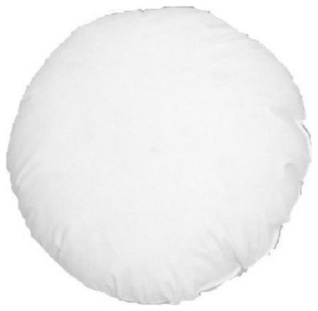 white round pillow
