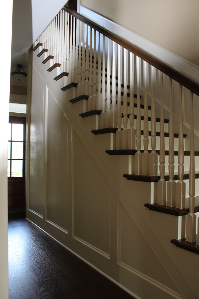 Photo of a traditional staircase in Columbus.