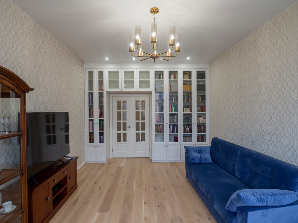 Меблировка спальни и кабинета в светло-мятном цвете