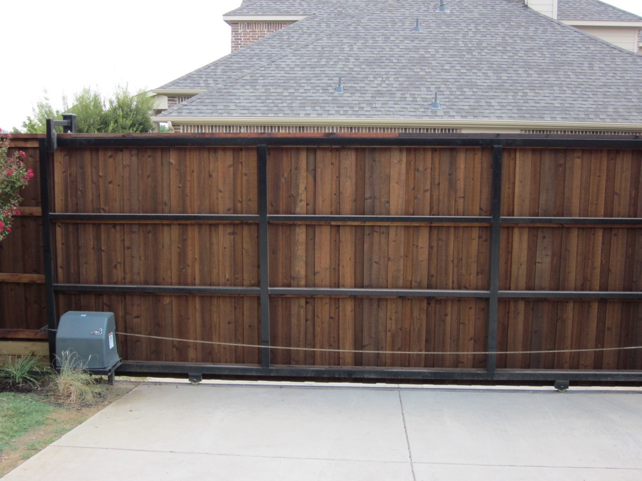 Automatic Sliding Gate Hardware - Dallas - by Texas Best Fence & Patio |  Houzz