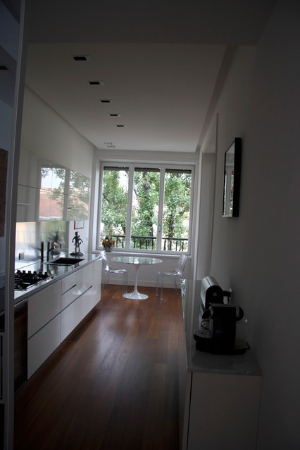 Appartamento con terrazza retro-salon