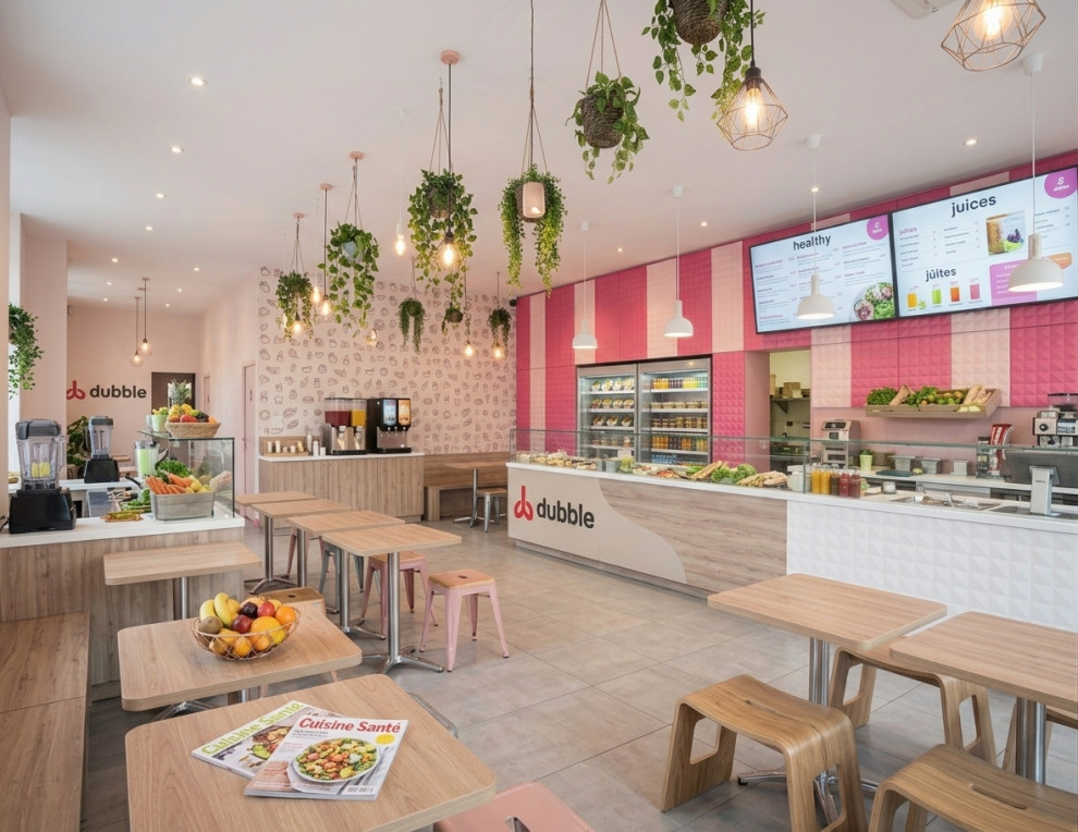 Création d’un restaurant Dubble de 90 m² – Miramas Village des Marques