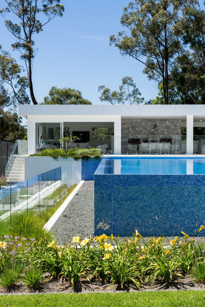 Photo of a contemporary pool in Sydney.