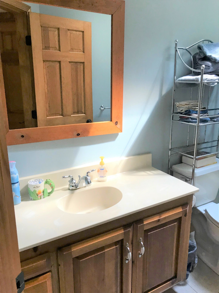 Inspiration for a transitional home design remodel in Boston