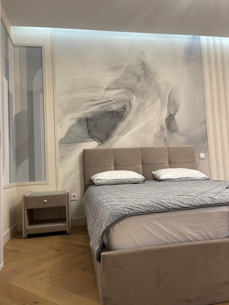 Спальни в проекте жилого дома на побережье, в г. Геленджике