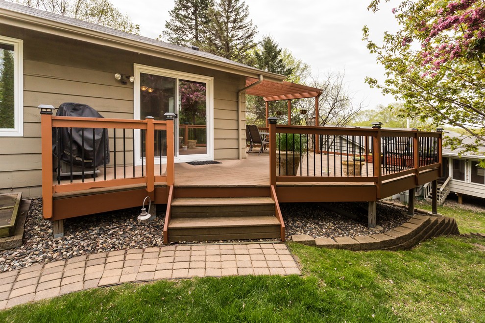 Deck - backyard deck idea in Minneapolis