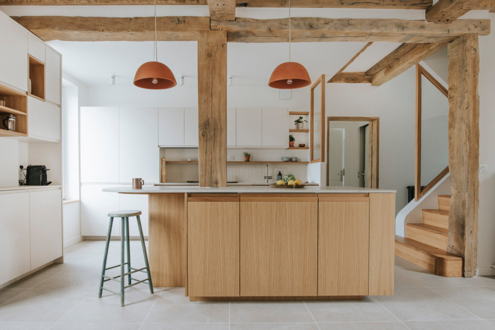 Cette image montre une cuisine nordique.