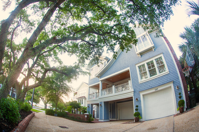 Custom Homes moderno-fachada
