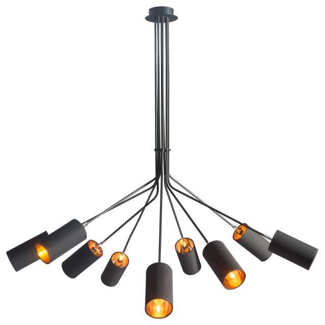 Zuo Modern Ambition Ceiling Lamp, Black, 50214