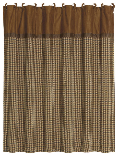 Crestwood Houndstooth Shower Curtain, 72"x72", 1 Piece